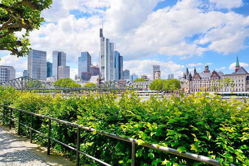 Riverbank of Frankfurt Am Main